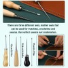 LUNARM Leather Sewing Kit, Upholstery Repair Sewing Kit 48 PCS
