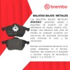 BREMBO Balatas Bajos Metales Delanteras Compatible con HONDA CR-V de
