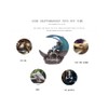 Textiluxe Moon Backflow Incense Burner, Waterfall Incense Burner, with 100