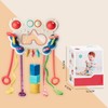 Baby Pull String Toys Silicone Travel Pull String Activity Sensory