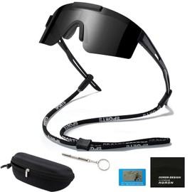 Gafas de Sol Deportivas para Hombre Y Mujer, Protección Uv400, con Varios Accesorios.Gafas de Sol Deportivas Polarizadas para Hombres, Mujeres, Adecuado para Hombres y Mujeres Ciclismo, Correr, etc