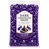 Foil Wrapped Dark Chocolate Candy Pieces Bulk Bag - 5