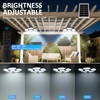 TSUNESLUX 2 Heads Pendant Solar Shed Light Outdoor Indoor, 156