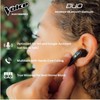 The Voice Duo True Wireless Stereo Earbuds with Mic, White