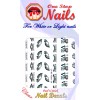 One Stop Nails Philadelphia Eagles Clear Vinyl PEEL and STICK