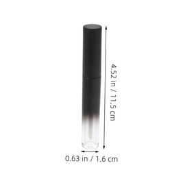 TOVINANNA 2pcs Empty Tube of Lip Gloss Lipgloss Making Kit Empty Lipstick Tubes Empty Lip Gloss Container Plastic Pencil Lip Gloss Tube Lipstick Making Kit Lip Gloss Tubes Empty Pp Black