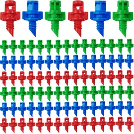 RONYOUNG 360PCS Drip Irrigation Emitters, Micro Sprinkler Heads Irrigation Misting Sprinkler Refraction Micro Sprayer Irrigation Misting Nozzles (90/180/360 Degrees)