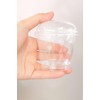 DC150-20 Dessert Cups with Lids, Pudding Cups, Heat Resistant, Slightly