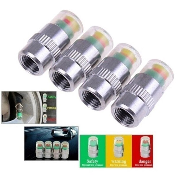 GEARZAAR 4* Car Auto Tire Tyre Air Pressure Valve Stem