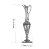 ULTECHNOVO Elegant Silver Plated Holy Water Container Luxurious Design for