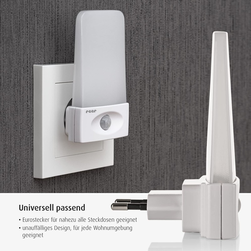 reer NightGuide Night Light for Socket - with Twilight Sensor