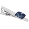Blue Square Masonic Tie Clip Tie Bar Tie Pin n02346