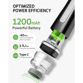 Syntus Vacuum Sealer Bags for Food, Food Storage Bags for Sous Vide Cooking Microwave Heating, Air Valve Zipper Bags & Zip Clips, 30 Bags (S+M+L) + 1 Black Vacuum Sealer