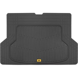 Cat® ToughRide Heavy Duty Automotive Rubber Cargo Liner Trunk Floor Mat, All ...
