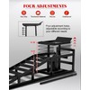 5T Hydraulic Car Ramps - 4-Position Adjustable Height (11.61” to