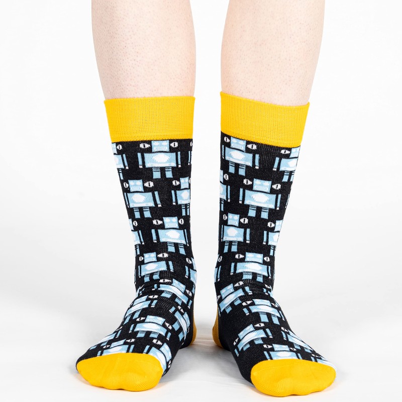 Mysocks Mens Animal Print Design Socks - 35-39