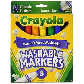 8 ct. Crayola Broad Line Washable Markers
