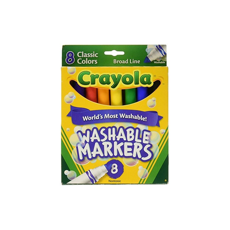 8 ct. Crayola Broad Line Washable Markers