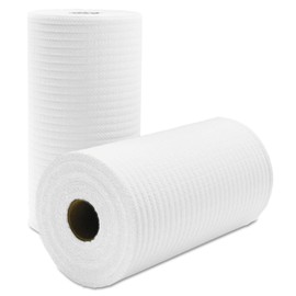 Cascades Tuff-Job Scrim Reinforced Wipers, 9 3/4 x 275 ft, White, 6 Rolls/Carton