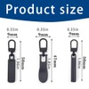 KEQAR 15 Stück Universal Zipper Repair Set, Removable Metal Zipper