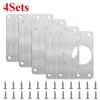 Stainless Steel Cabinet Hinge Repair Plates for Loose Cabinet Doors