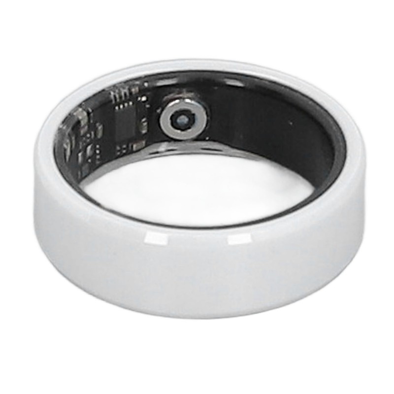 Smart Ring White IP68 Waterproof BT Pedometer Sleep Monitoring Rechargeable