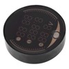 3-in-1 Motorcycle Electronic Digital Thermometer Voltmeter Time Clock Temperature Gauge