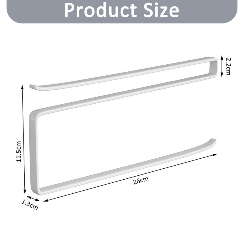 Jizxol Kitchen Roll Holder, No Drilling, Kitchen Roll Holder, Kitchen