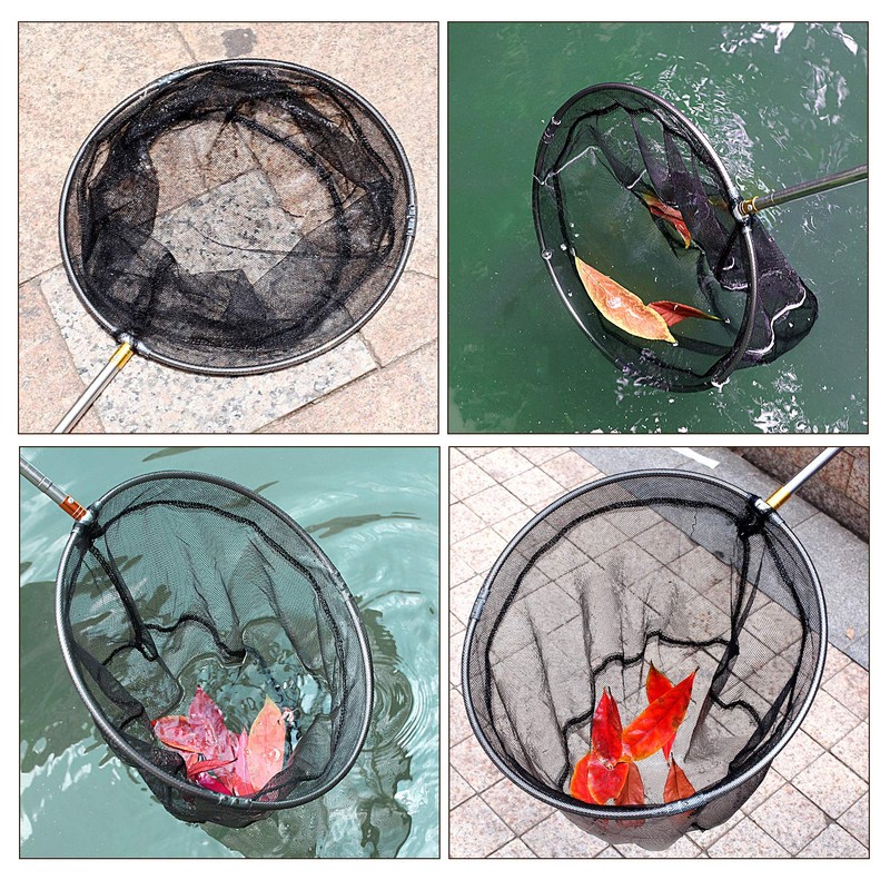 Mingjieus Pool Skimmer Net with Stainless Steel Telescopic Pole,58" Extendable
