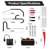 YEYINGZHUO 20 pcs Stainless Steel Repair Tools, 59 inch Portable