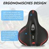 ROGTYO Bicycle Saddle Gel Bicycle Seat Pro 2.0 Wide Soft