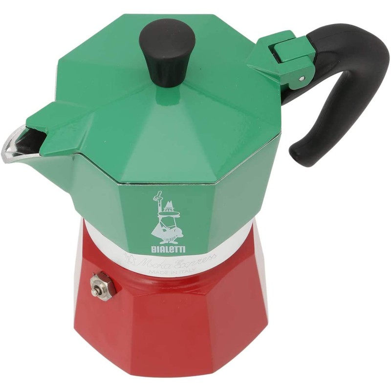 Bialetti Moka Express 3 Cups (Italia- Multicolor): Italian Made