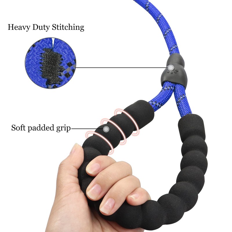 TagME Slip Leads for Dogs, 6 FT Heavy Duty Dog
