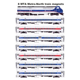 MTA Metro-North Commuter Train 8 magnets Andy Fletcher