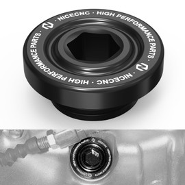NICECNC Oil Filler Plug Oil Drain Cap Compatible with Yamaha Raptor 700 2006-2008 2013-2023 2024, 700R 2009 2011 2012 2013 2015-2024, 700R SE 2013-2024, FJ1200, FJR1300, GTS1000, See Fitments