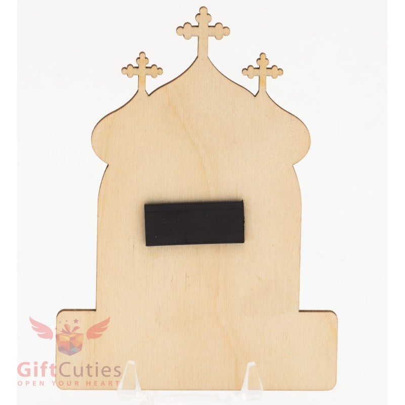 Our Lady of Sorrows Семистрельная Icon Wooden Magnet Prayer Благословение
