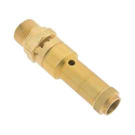 TÜV Safety Valve G 3/8 Inch (DN8), 1.00 Bar, Brass Fixed Sealed