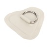 4 Pcs D Ring Patch Stainless Steel D Ring Pad