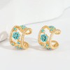 Fettero Ear Cuff Earrings, Set of 2, 14K Gold Plated