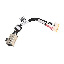 DC Power Jack Socket in Cable with Wire Harness 064TM0 for Dell XPS 15 9550 9560 9570 P56F001/Precision 5510 5520