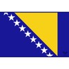 Bosnia and Herzegovina Flag Sticker 8.5 x 5.5 cm