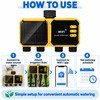 Solar WiFi Irrigation Timer for Garden Watering – 2-Outlet Smart
