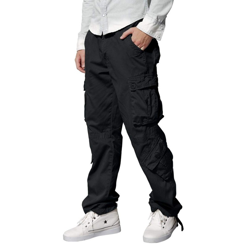 Match Men's Wild Cargo Pants(Dark Gray,32)