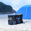 Bolsa de playa extragrande, bolsa de malla XL con cierre