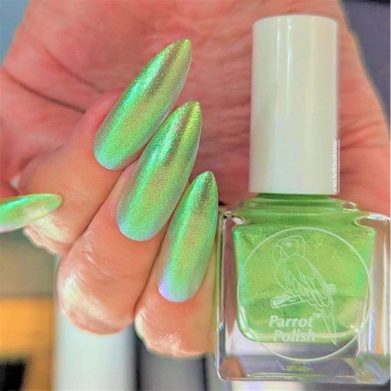 Parrot Polish "Kelpi Multichrome Green/Gold/Silver