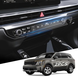 WEIPIN For 2024-2025 Sorento AC Screen Protector Nano Anti-Scratch Ultra-Tough Touchscreen *2 Accessories - No More Scratch&Fingerprint