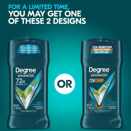 Degree Men Antiperspirant Deodorant Sage & Ocean Mist 72-Hour Sweat and Odor Protection Antiperspirant For Men With Body Heat Activated Technology 2.7 oz