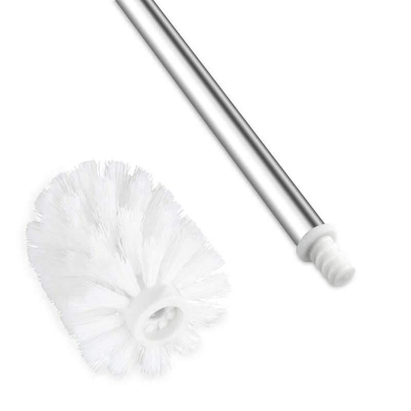 Qulable Toilet Brushes Stainless Steel Toilet Brush with Flexible Soft