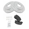 Front Performance Brake Pad & Rotor Kit Brake Pads Brake