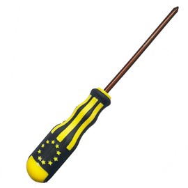 4-Piece Phillips Screwdriver Set, Magnetic Screwdriver Set, Non-Slip Handle, Sizes Including: 6 x 100 mm/6 x 125 mm/6 x 150 mm/6 x 200 mm